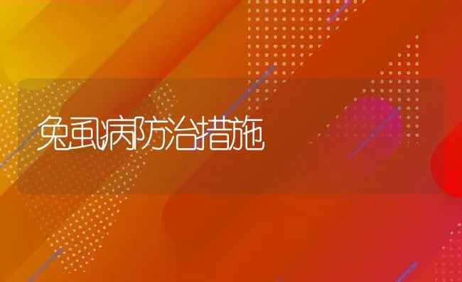 兔虱病防治措施 | 动物养殖学堂