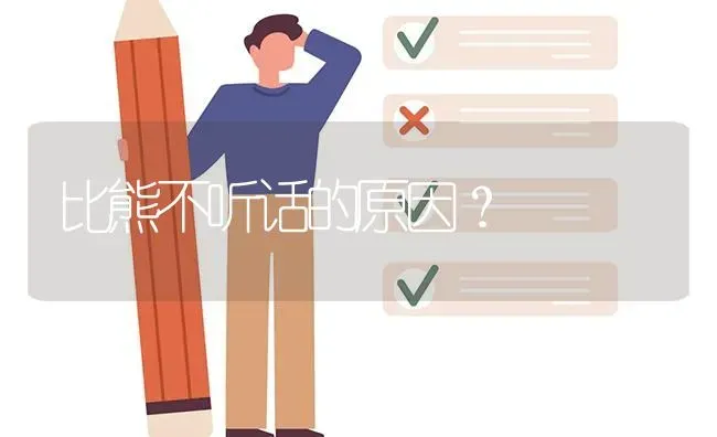 比熊不听话的原因？ | 动物养殖问答