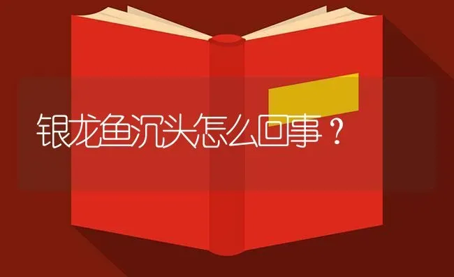 银龙鱼沉头怎么回事？ | 鱼类宠物饲养