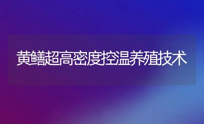 黄鳝超高密度控温养殖技术 | 动物养殖饲料