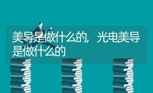 美导是做什么的,光电美导是做什么的 | 宠物百科知识