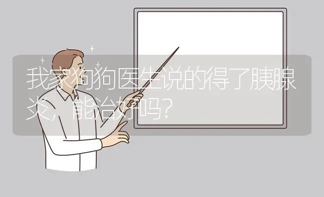 我家狗狗医生说的得了胰腺炎，能治好吗？ | 动物养殖问答