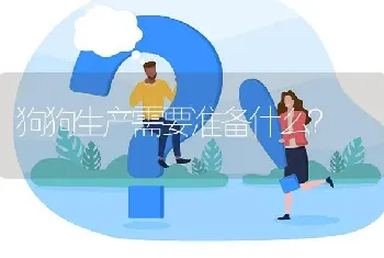 狗狗生产需要准备什么？