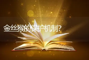 金丝猴的保护机制？