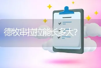 杜宾犬寿命，杜宾犬的寿命为10到14年？