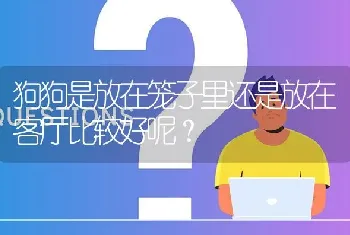 狗狗是放在笼子里还是放在客厅比较好呢？