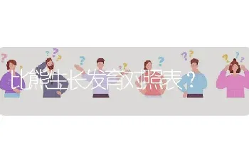 比熊生长发育对照表？