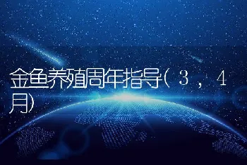 金鱼养殖周年指导(3,4月)