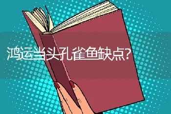 鸿运当头孔雀鱼缺点？