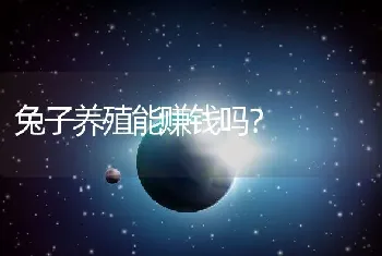 兔子养殖能赚钱吗？