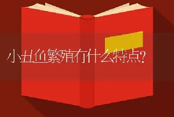 小丑鱼繁殖有什么特点？