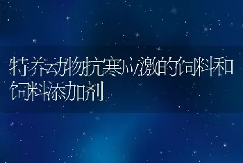 特养动物抗寒应激的饲料和饲料添加剂