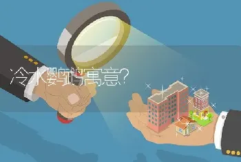 冷水鹦鹉寓意？