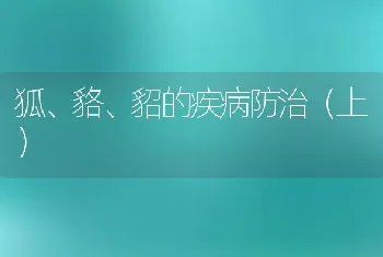 猪瘟频频散发的原因