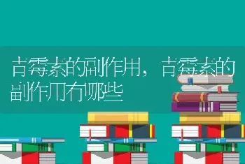 青霉素的副作用，青霉素的副作用有哪些