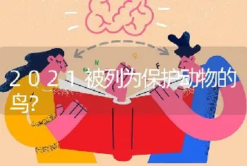 2021被列为保护动物的鸟？