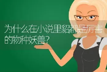 为什么在小说里貂都是厉害的物种妖兽？