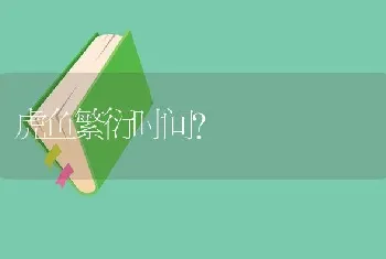 虎鱼繁衍时间？