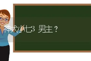 神犬小七3男主？