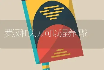 罗汉和关刀可以混养吗？