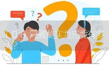 100只藏獒实力究竟有多大？