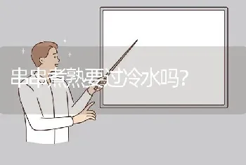 串串煮熟要过冷水吗？