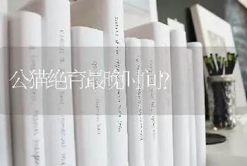 公猫绝育最晚时间？