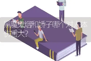 黑魔鬼烟和娇子哪个对人体伤害大？