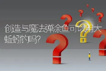 创造与魔法弹涂鱼可以用大蚯蚓钓吗？