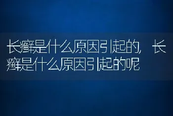 长癣是什么原因引起的，长癣是什么原因引起的呢