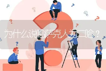 为什么说哈萨克人为二哈？