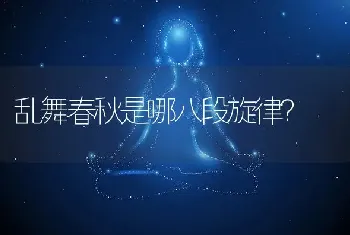 乱舞春秋是哪八段旋律？