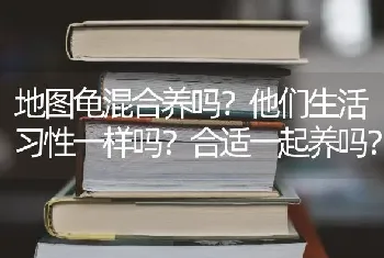 地图龟混合养吗？他们生活习性一样吗？合适一起养吗？