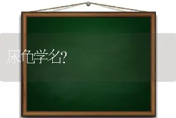 尿龟学名？