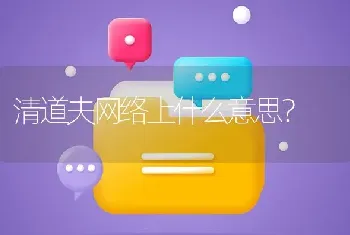 清道夫网络上什么意思？