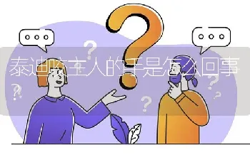 泰迪咬主人的手是怎么回事？