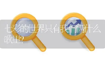 七彩的世界只有我们俩什么歌里？