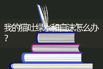 我的猫吐绿水和白沫怎么办？