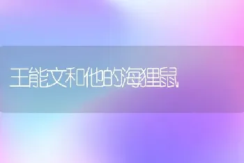 王能文和他的海狸鼠