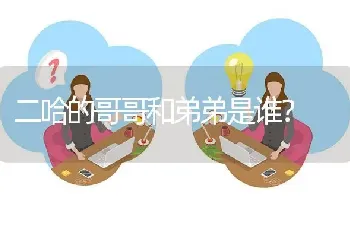 二哈的哥哥和弟弟是谁？