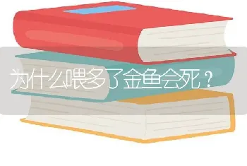 为什么喂多了金鱼会死？