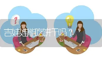 吉娃娃能吃饼干吗？