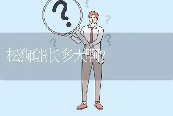 松狮能长多大啊？