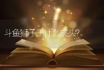 斗鱼狮子王什么来头？