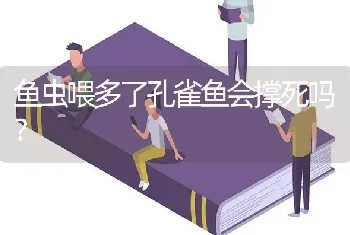 鱼虫喂多了孔雀鱼会撑死吗？