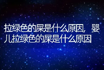 拉绿色的屎是什么原因，婴儿拉绿色的屎是什么原因