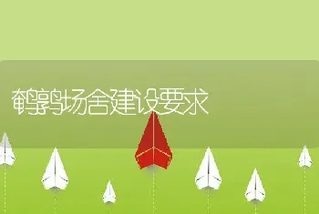 鹌鹑场舍建设要求