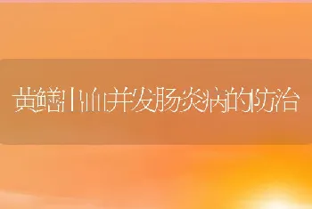 黄鳝出血并发肠炎病的防治