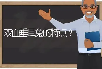 双血垂耳兔的特点？