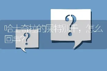 哈士奇拉的屎特别干，怎么回事？